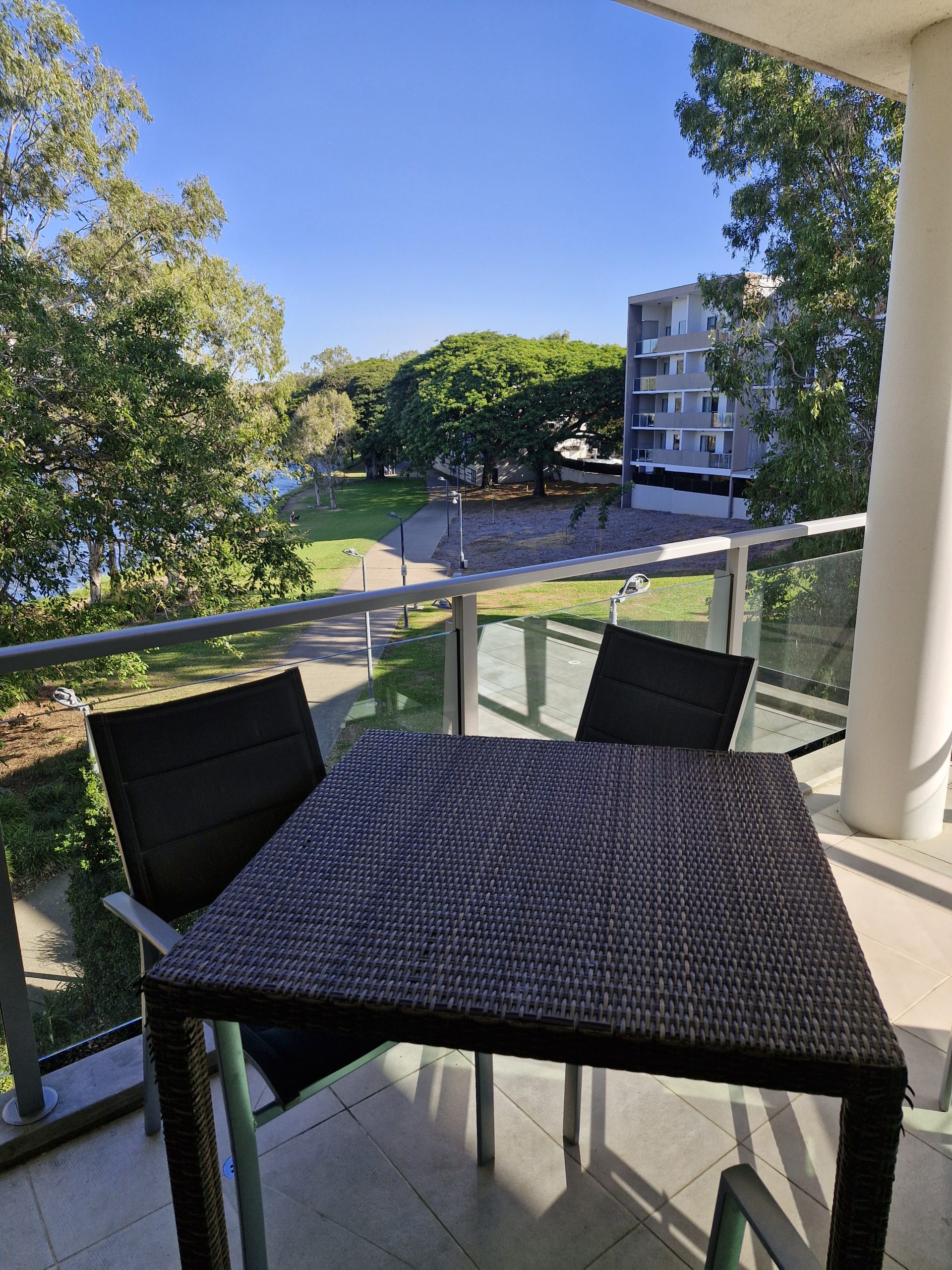 Whale tail flips elegantly off the coast at Ballina NSW